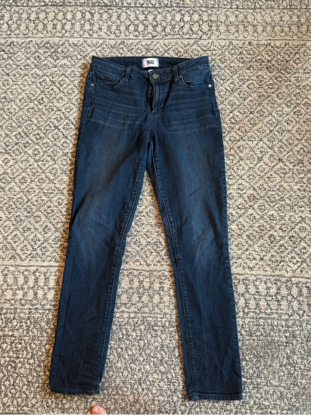 PAIGE Women's Dark Indigo Skinny Jeans